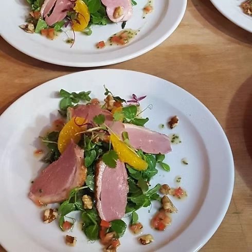 Image of plated beef dish