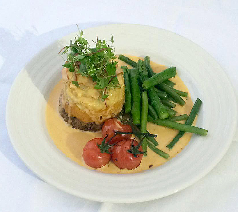 Image of plated beef dish