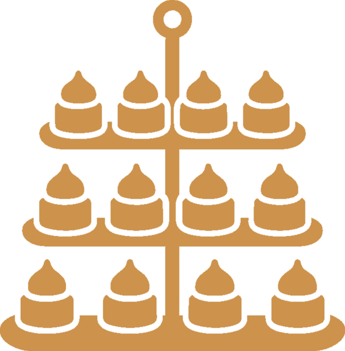 Canapes and Petite Fours icon